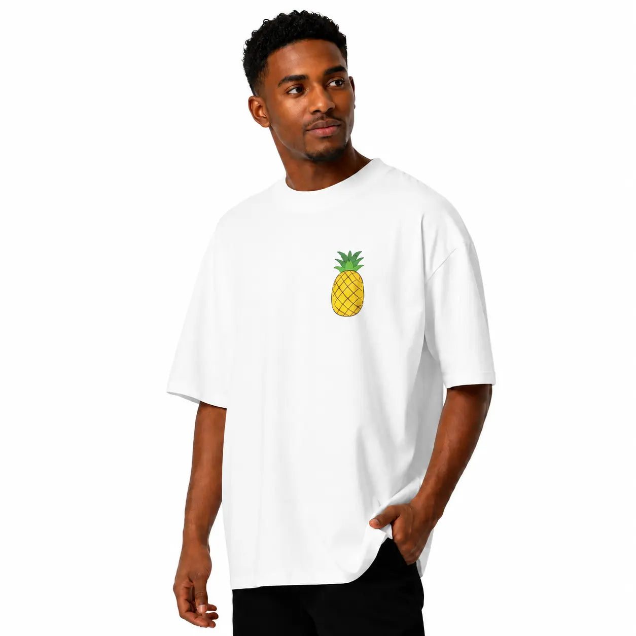 T-shirt oversize - Blanc - toulove