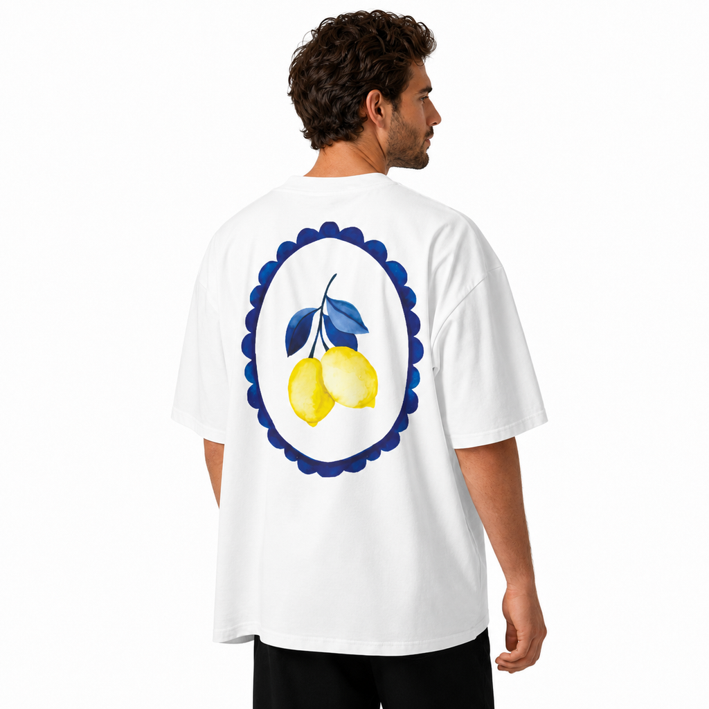 T-shirt oversize imprimé - Blanc toulove