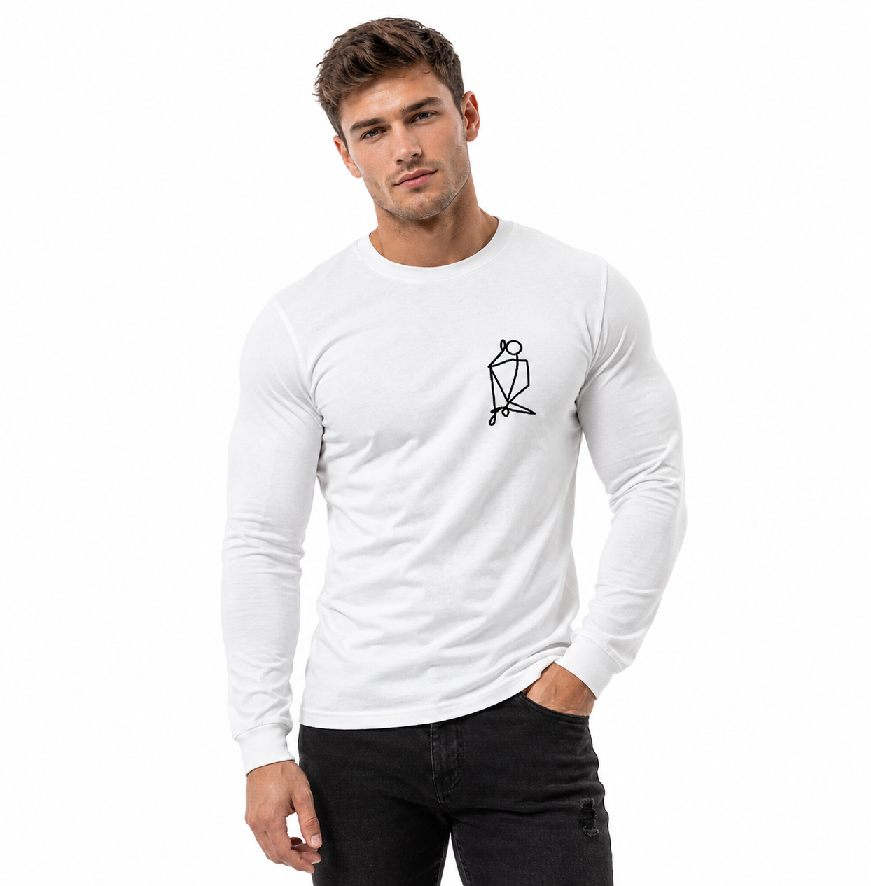 T-shirt manches longues imprimé toulove