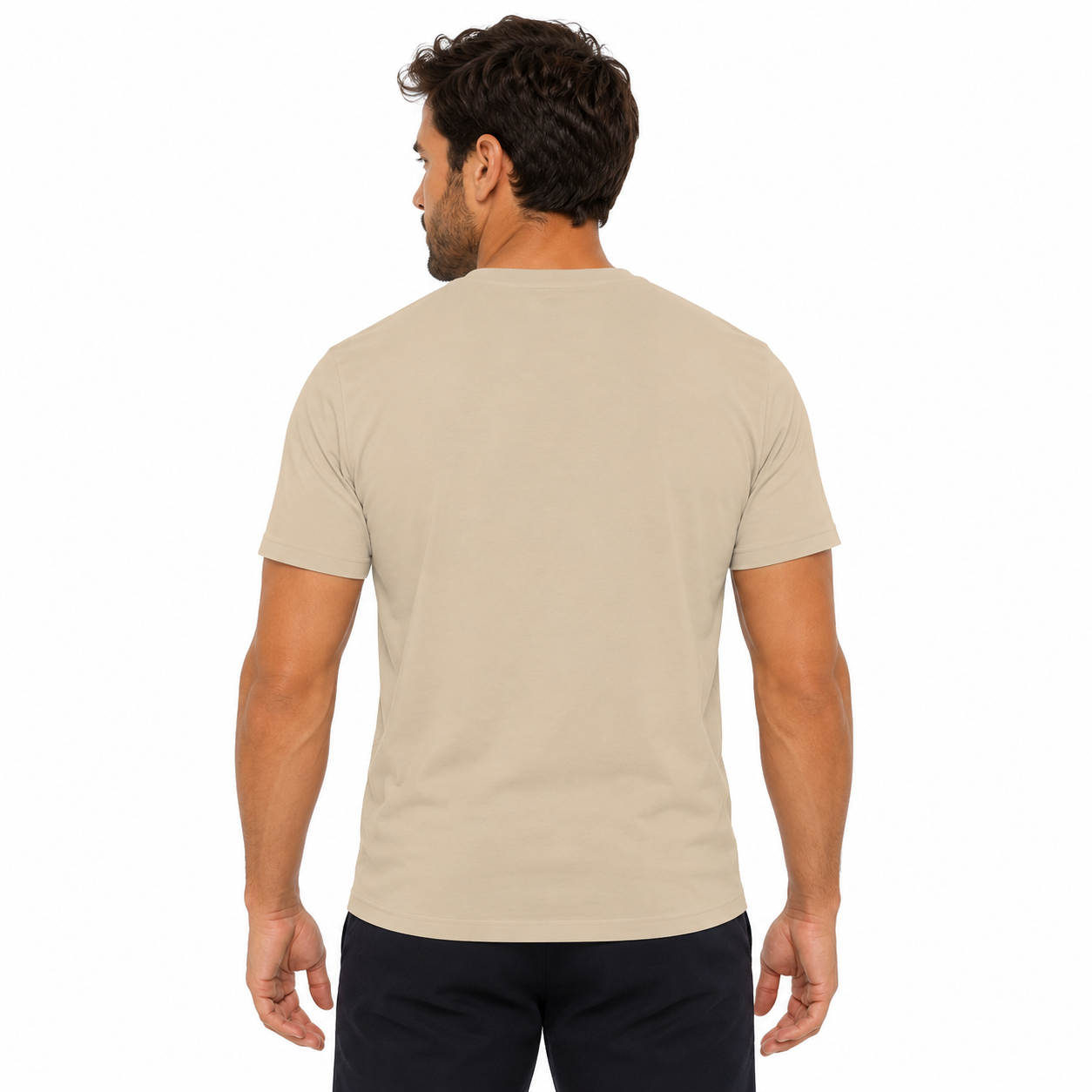 T-shirt en coton bio imprimé - Beige toulove