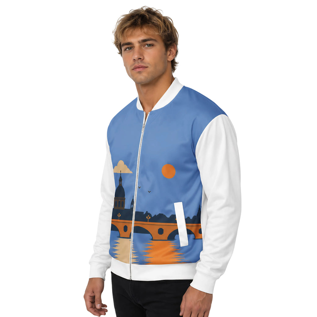 Bomber jacket imprimé à motif Toulouse toulove