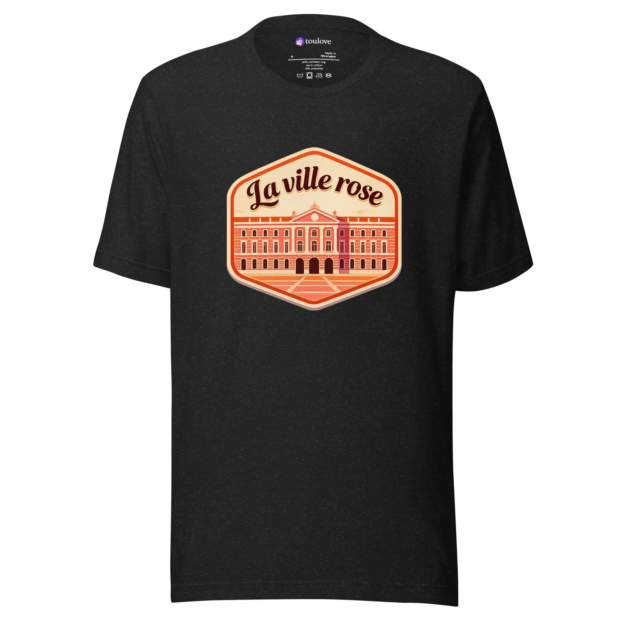 T-shirt imprimé La ville rose unisexe - toulove