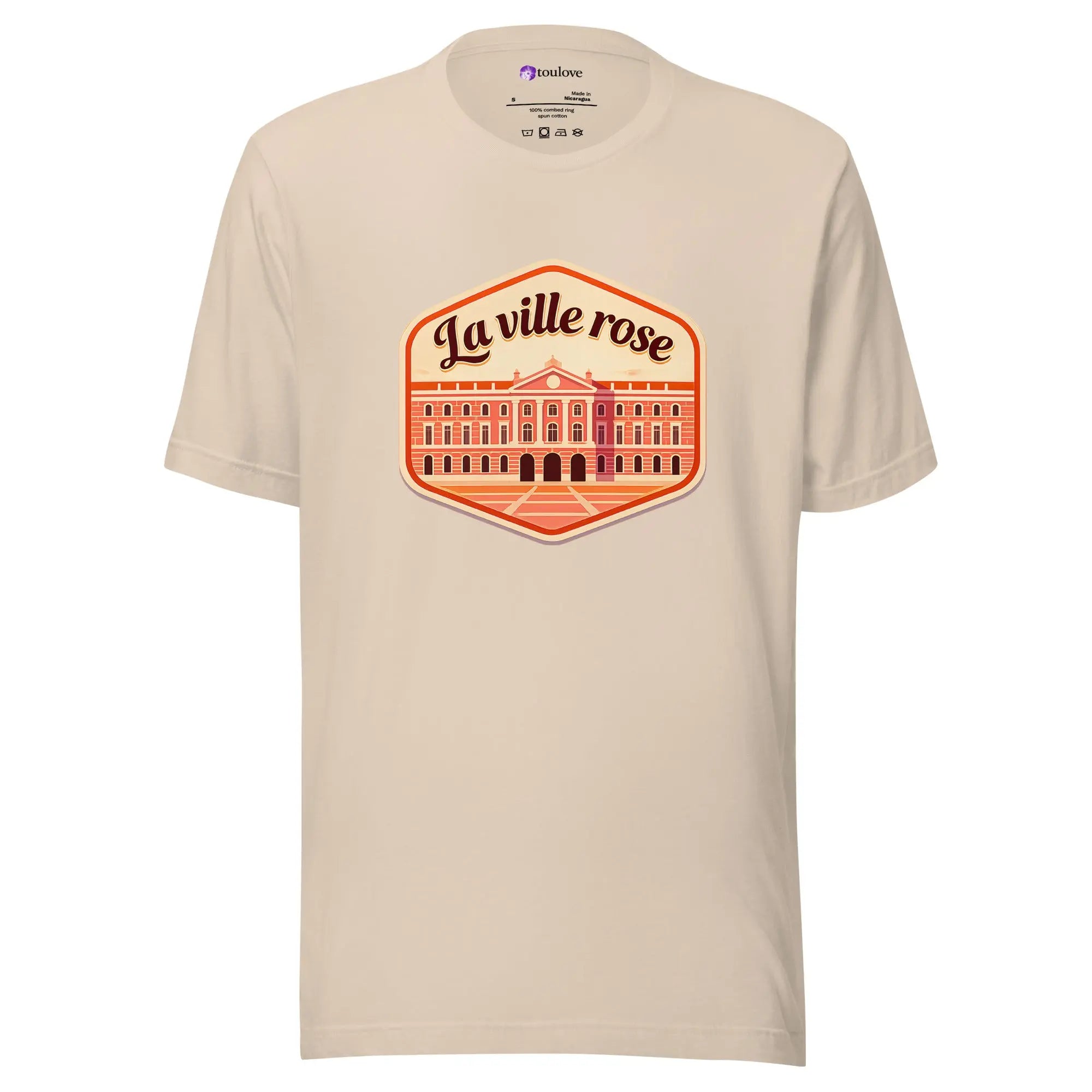 T-shirt imprimé La ville rose unisexe - toulove